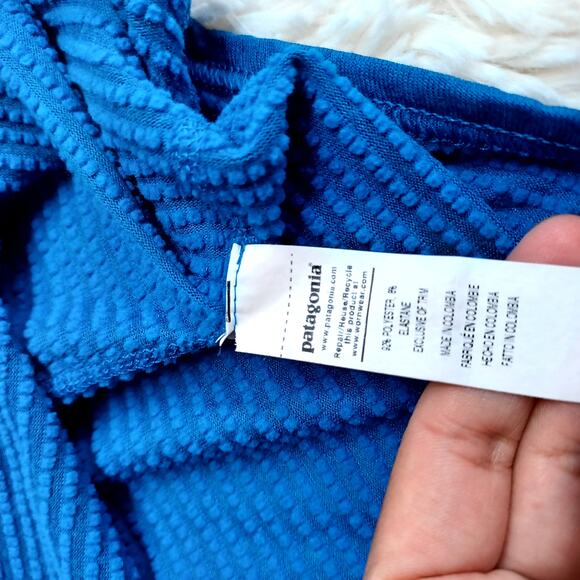 Patagonia Women's Capilene Thermal Weight Zip-Neck Blue Size XS - Picture 8 of 9